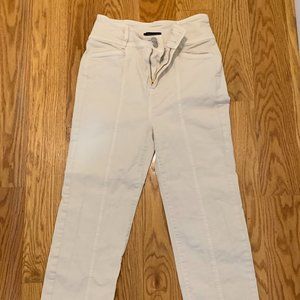 Ann Taylor High-Waisted Utility Jeans